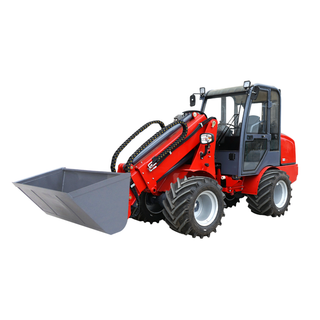 800kg Mini Compact Wheel Loader Telescópico Agrícola Pequeno 0.5M3