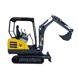 Máquinas de movimentação de terras 1.8t 2 Ton Digger Small Bagger Escavadeira de esteira hidráulica compacta