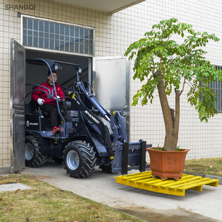 500kg mini pá de jardim frontal chinesa articulada carregadeira de rodas agrícolas